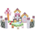 Blocos Magnéticos Cubos de Construção 192 peças – Brinquedo Educativo - TW883-192B