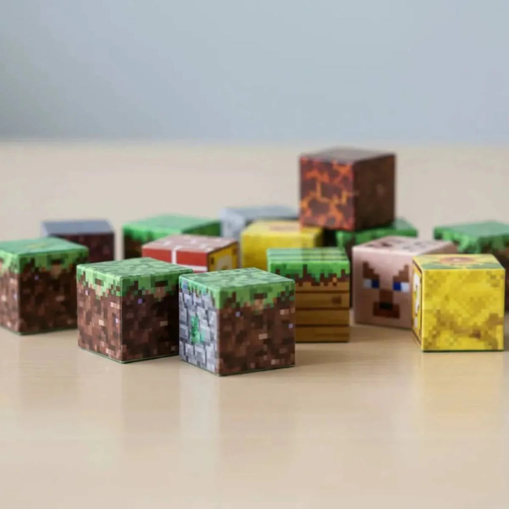Blocos Magnéticos de Construção Minecraft com 96 Peças - TW883-096A