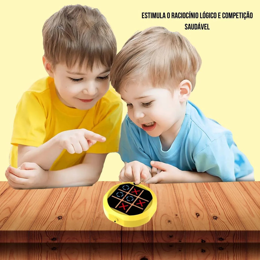Brinquedo Educativo Eletrônico Digital Portátil 4 Em 1 Jogo Da Velha - TW882-4Y