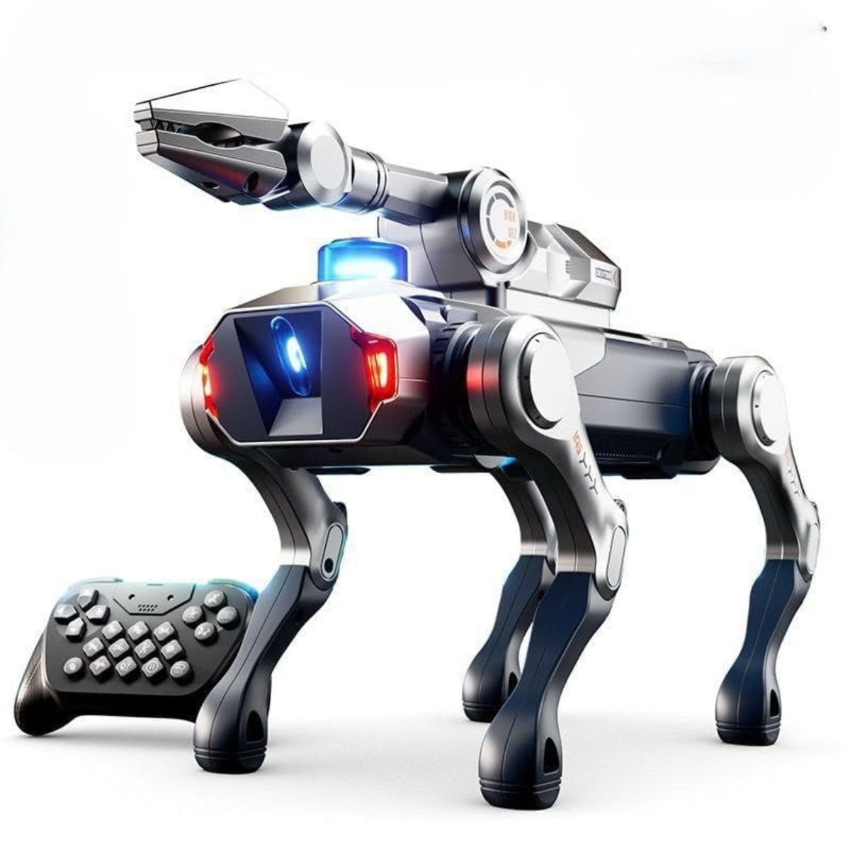 Cão Robô Inteligente com Controle Remoto e Garra Mecânica - TW888-6
