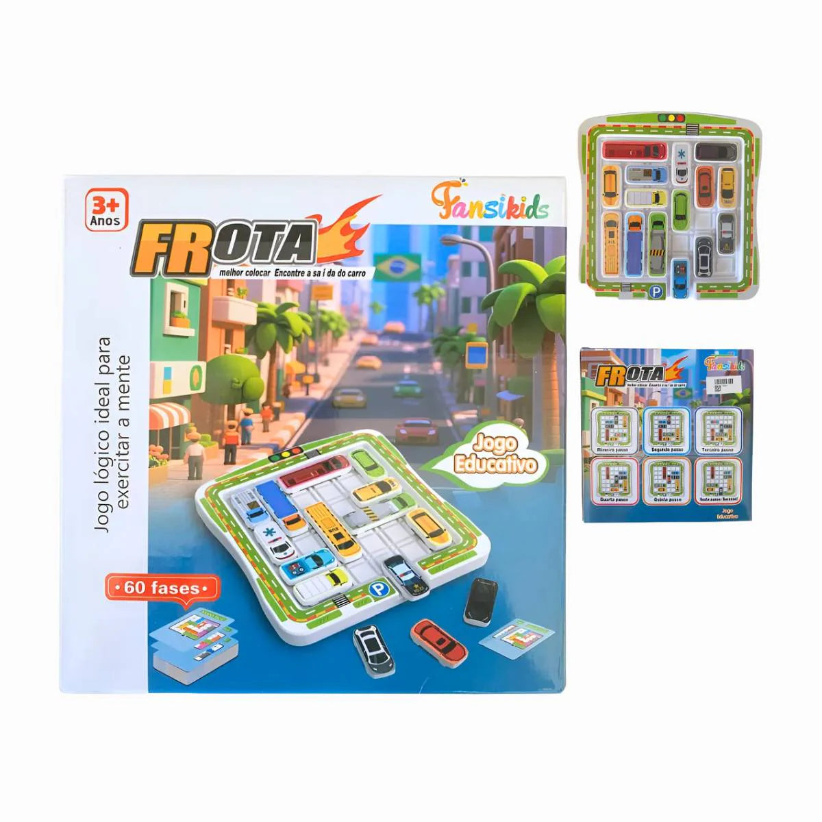 Jogo De Tabuleiro Raciocínio Lógico Frota Hora Do Rush - TW881A