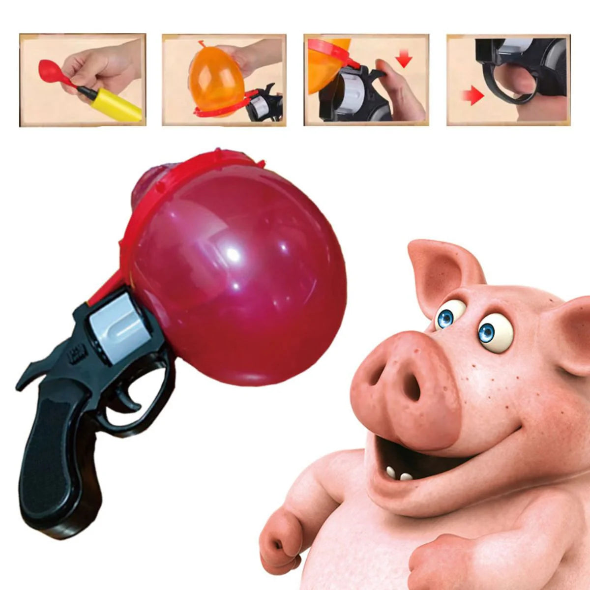 Jogo Lucky Roleta com Pistola de Balão - TW882-17
