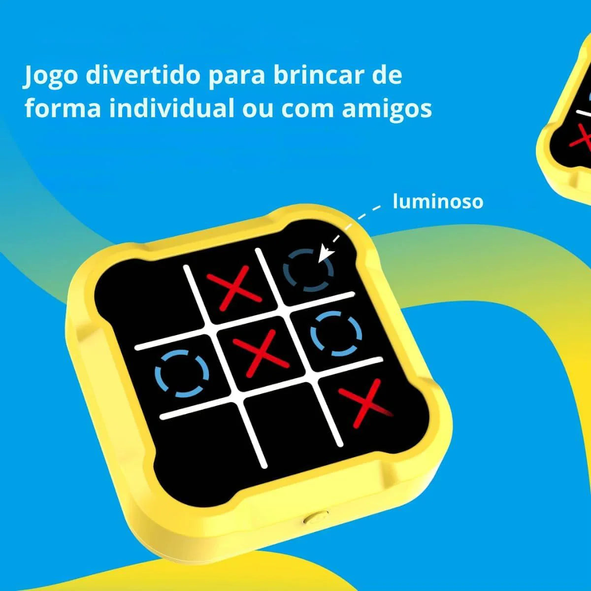 Jogo da Velha Eletrônico Brinquedo Educativo Lógica e Concentração - TW882-3Y/R/B