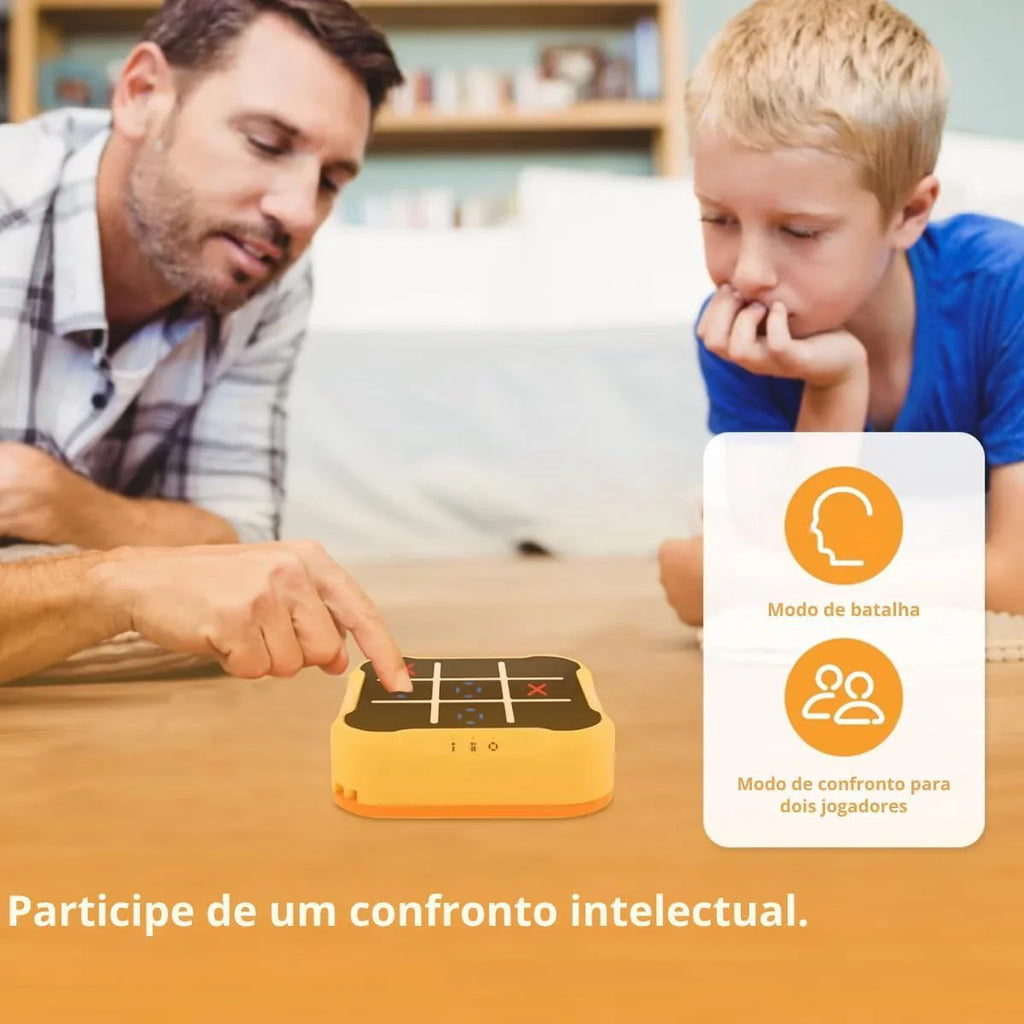 Jogo da Velha Eletrônico Brinquedo Educativo Lógica e Concentração - TW882-3Y/R/B