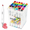 Kit Canetinhas Marcadoras 36 Cores Ponta Dupla - LT-C048