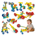 Kit Educativo Blocos De Montar Robô Animais 135 Peças - TW886-365