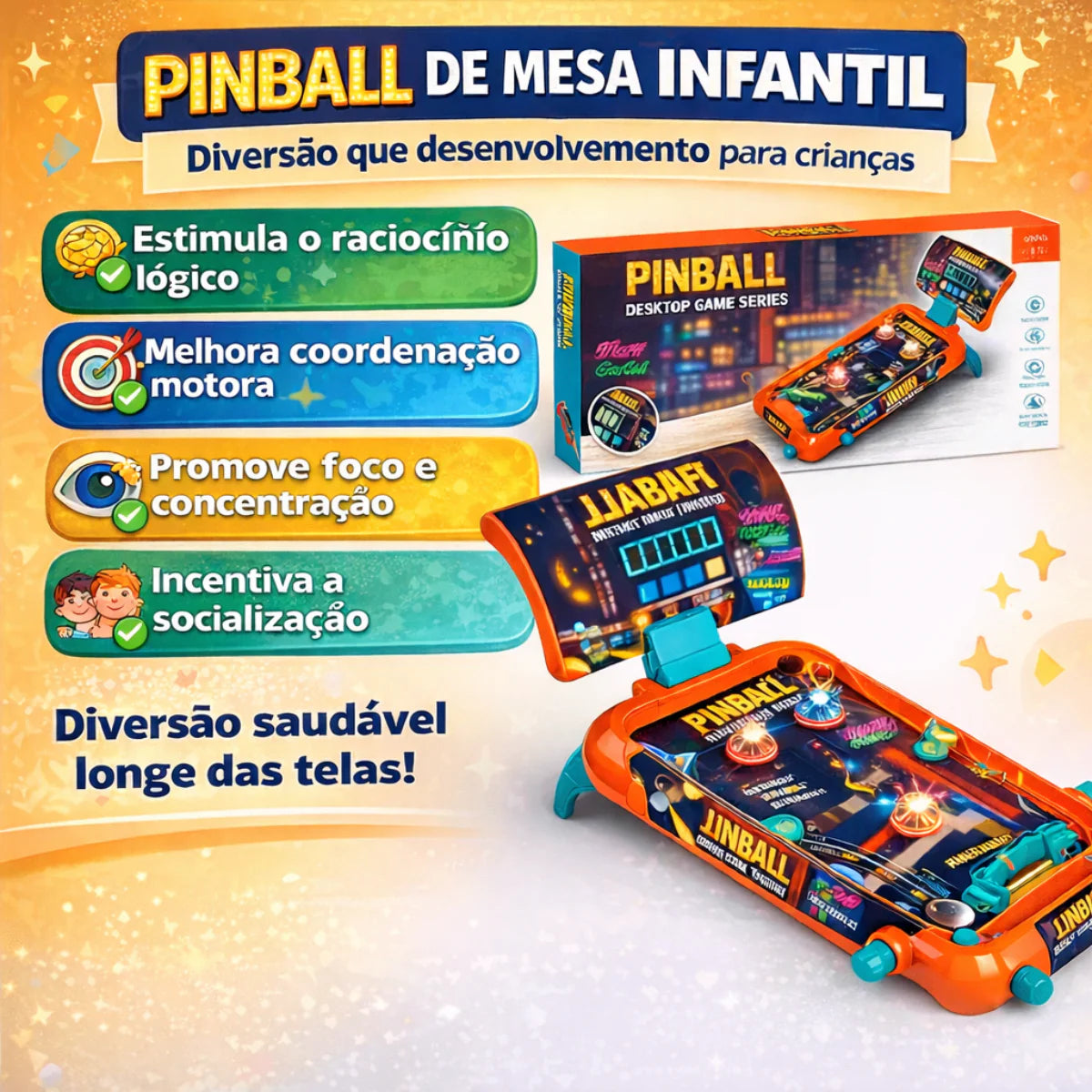 Mesa De Pinball de Futebol de Brinquedo - TW882-11