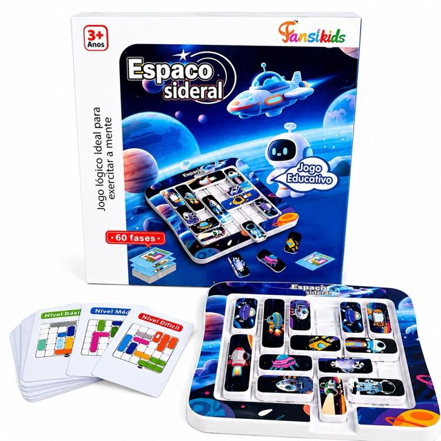 Jogo De Tabuleiro Raciocínio Lógico Espaço Sideral - TW881C