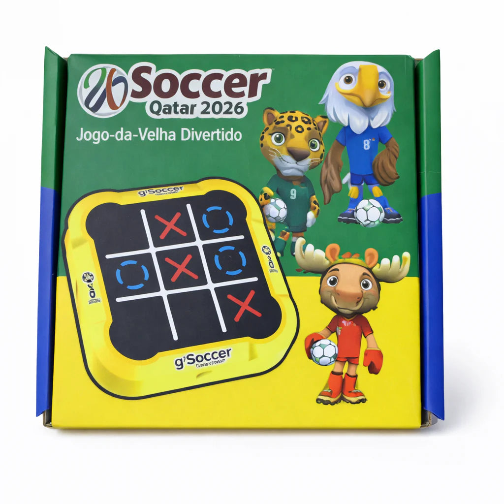 Descrição do Produto – Jogo da Velha Divertido Soccer 2026 - Redondo - TW882-4